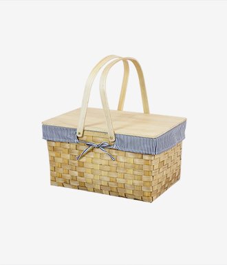 Rustic  Picnic Basket