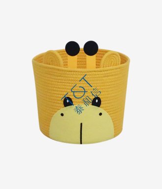 Cute giraffe rope Basket